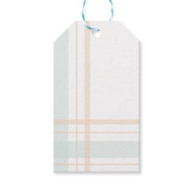 Asymmetric Plaid Pastel Green and Yellow Lines