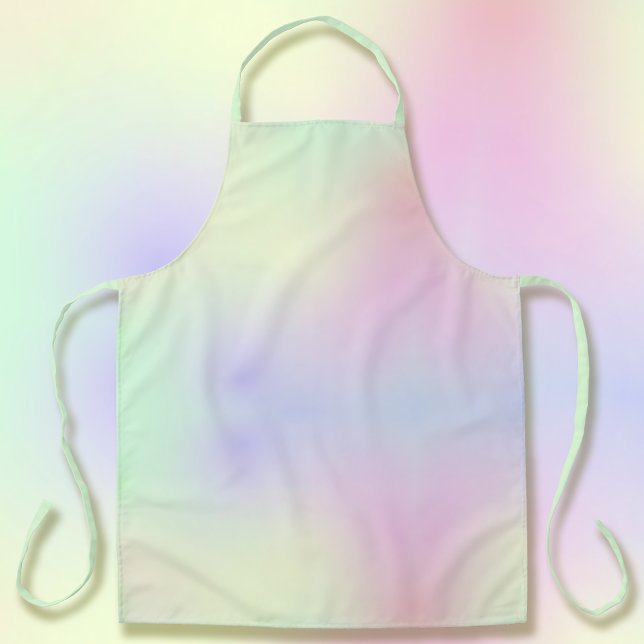 Asymmetric Soft Pastel Rainbow Apron (Creator Uploaded)