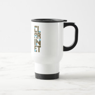 Asymmetrical Clarinet Travel Mug