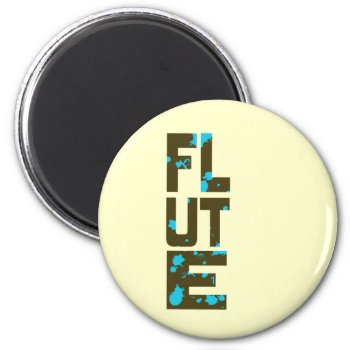 Asymmetrical Flute Magnet by marchingbandstuff at Zazzle