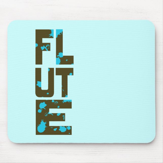 Asymmetrical Flute Mouse Pad (Front)