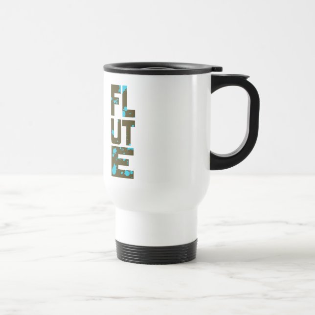 Asymmetrical Flute Travel Mug (Right)
