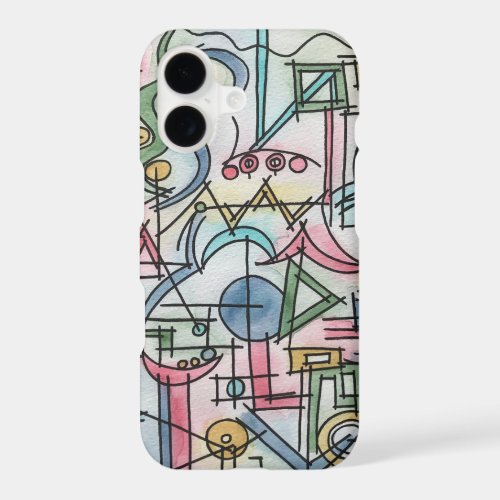 Asymmetry-Hand Painted Abstract Watercolor Art iPhone 17 Case