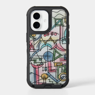 Asymmetry-Hand Painted Abstract Watercolor Art iPhone 17 Case