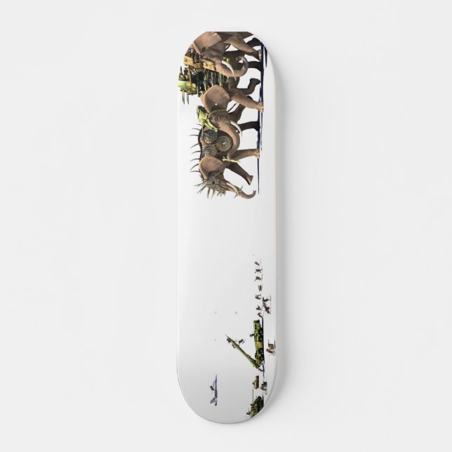 Asymmetry skateboard deck (Front)