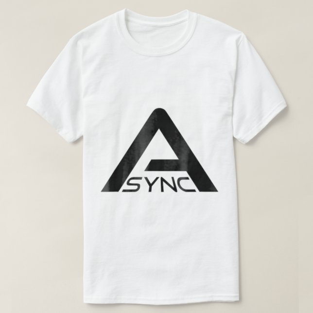 ASYNC Backrooms Pixels Research T-Shirt (Design Front)