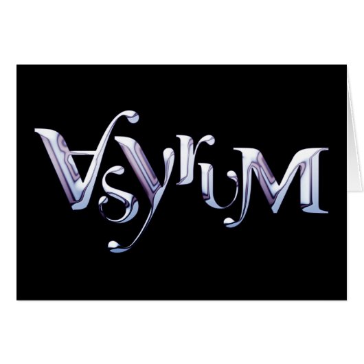 asyrum liquid text cards (Front Horizontal)