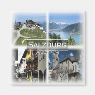 AT0023 Europe, Austria, Salzburg, Zell am, Fridge Magnet