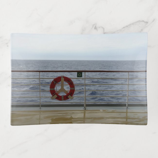 At a Cruise Ship Railing