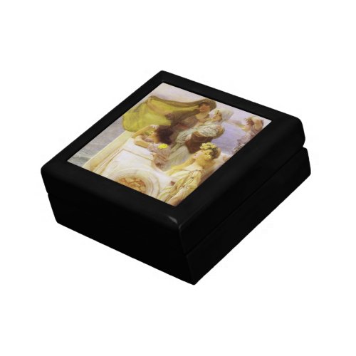 At Aphrodites Cradle by Sir Lawrence Alma Tadema Gift Box