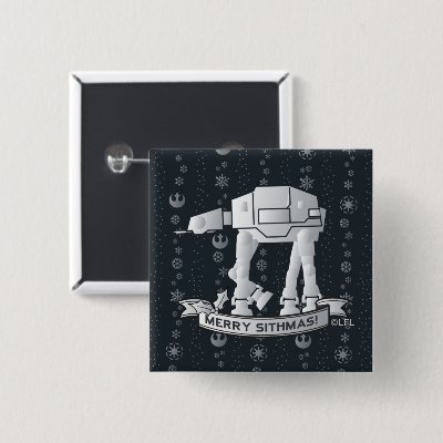 AT-AT Walker "Merry Sithmas!" Button