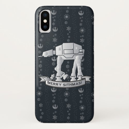 AT_AT Walker Merry Sithmas iPhone X Case