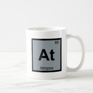 At - Atropos Fates Chemistry Periodic Table Symbol Coffee Mug