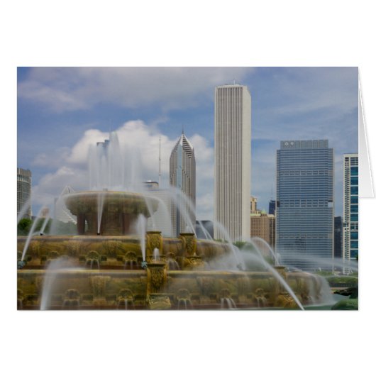 At Buckingham Fountain Cards (Front Horizontal)