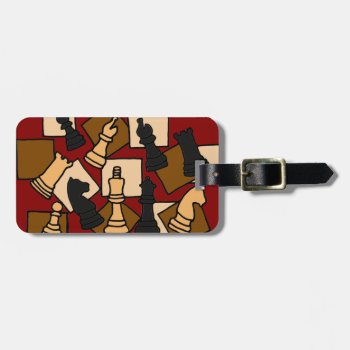At- Chess Piece Luggage Tag by inspirationrocks at Zazzle