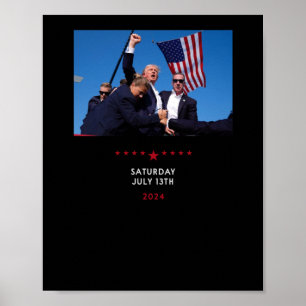 At Donald Trump Rally In Pennsylvania  Poster