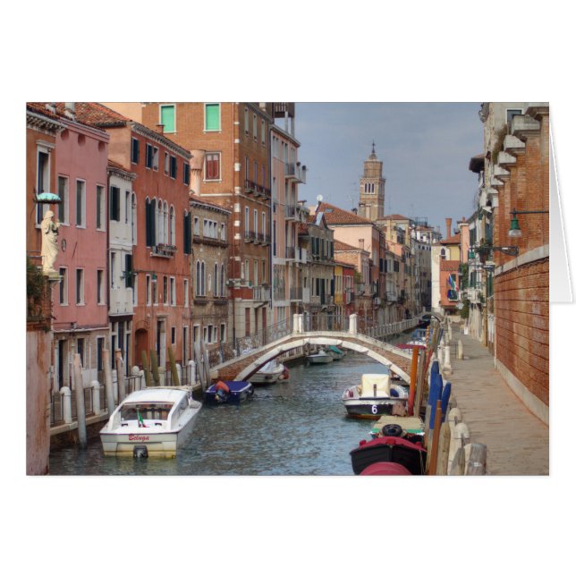 At Dorsoduro, Venice Italy Cards (Front Horizontal)