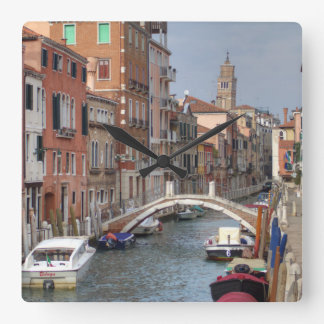 At Dorsoduro, Venice Italy Square Wall Clock