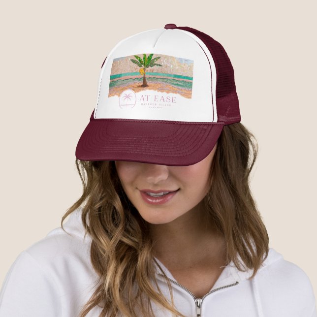 At Ease Trucker Hat – Harbour Island Edition (In Situ)