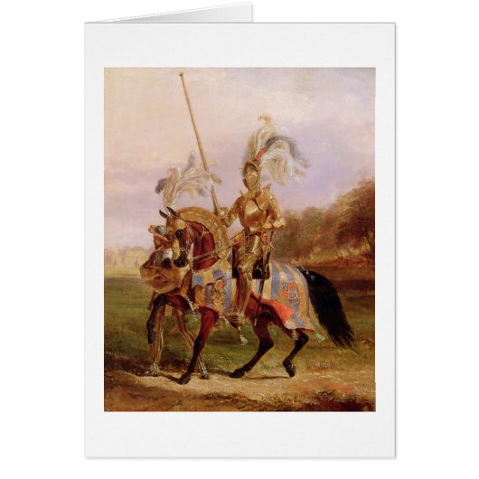 At Eglinton, Lord of the Tournament, 1840 (oil on (Front)