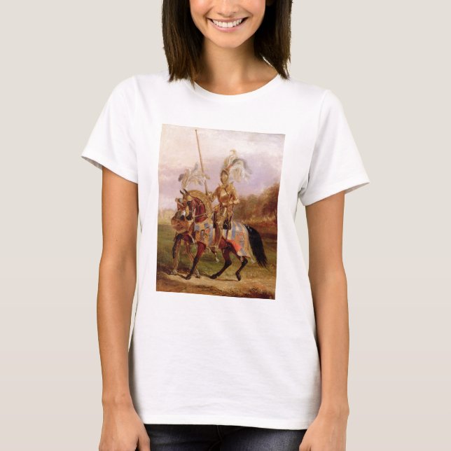 At Eglinton, Lord of the Tournament, 1840 (oil on T-Shirt (Front)