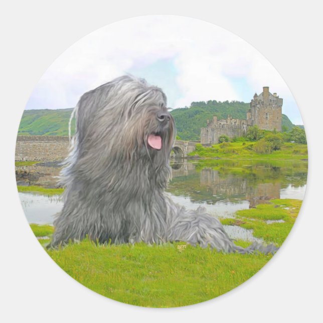 At Eilean Donan Classic Round Sticker (Front)