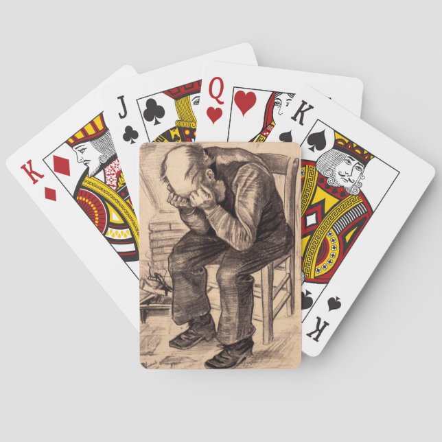 At Eternitys Gate - Van Gogh Poker Cards (Back)