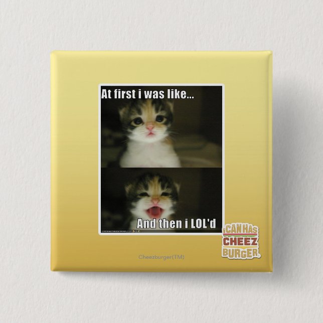 At first I was like Button (Front)