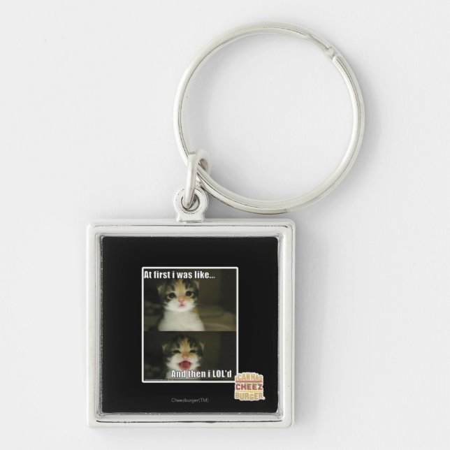 At first I was like Keychain (Front)