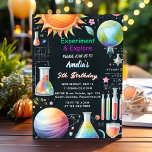 At Fun Lab Kids Geek Nerd Mad Science 9th Birthday Invitation<br><div class="desc">Ignite curiosity with our "Fun Lab Kids Geek Nerd Mad Science 9th Birthday Invitation"! Perfect for budding scientists, this lively and colorful design sets the stage for an exciting, experiment-filled party. The playful graphics and fun elements will captivate your guests, promising a celebration full of discovery and joy. Make your...</div>