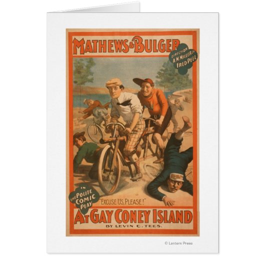 "At gay Coney Island" Musical Comedy Poster #1 (Front)
