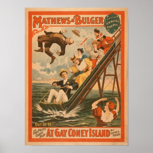 "At gay Coney Island" Musical Comedy Poster #2 (Front)