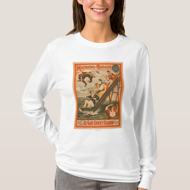 "At gay Coney Island" Musical Comedy Poster #2 T-Shirt (Front)