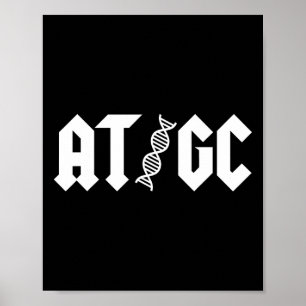 At Gc Biology Dna Strand Double Helix Teacher Stud Poster