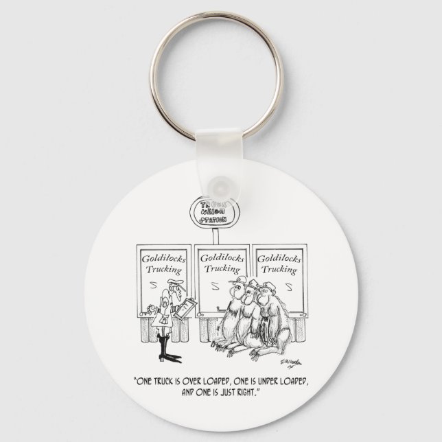 At Goldilocks’ Trucking Keychain (Front)