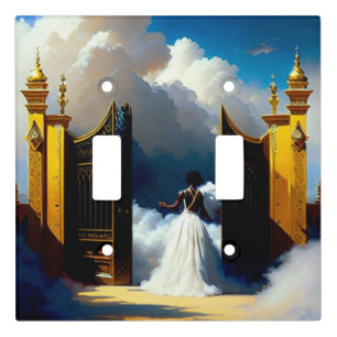 At Heaven's Gate Christian Light Switch Cover
