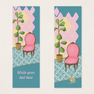 At Home Personalized Bookmark