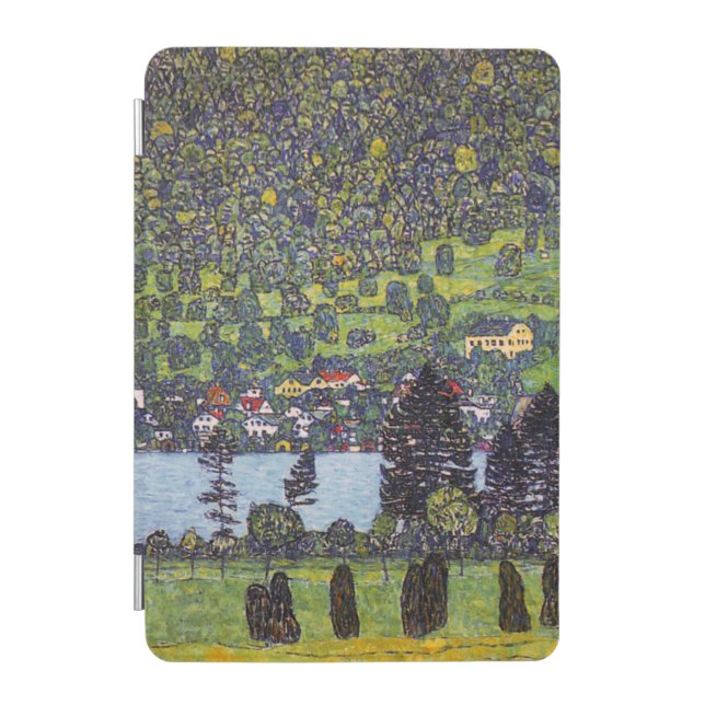 At Lake Atter, Gustav Klimt iPad Mini Cover (Front)
