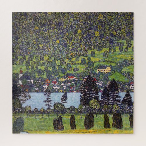 At Lake Atter Gustav Klimt Jigsaw Puzzle