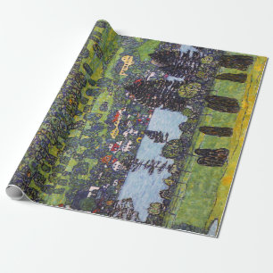 At Lake Atter, Gustav Klimt Wrapping Paper
