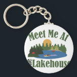 At Lake House Keychain<br><div class="desc">This lake house is perfect for the weekend home theme. Makes a great gift!</div>