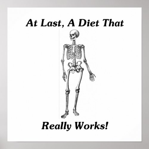 At Last A Diet That Really Works Poster