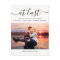 At Last Modern Script Elegant Photo Save the Date