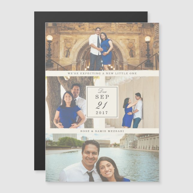 At Last Pregnancy Announcement (Front/Back)