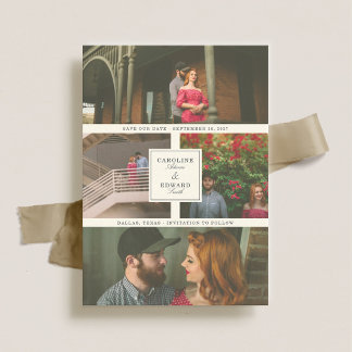 At Last Wedding Photo Save the Date