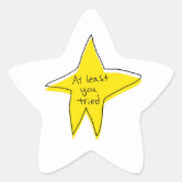 star star sticker, Zazzle