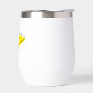 At Least You Tried - Yellow Star Thermal Wine Tumbler