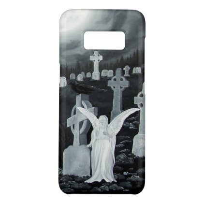 At night on the cemetery - Angel Case-Mate Samsung Galaxy S8 Case