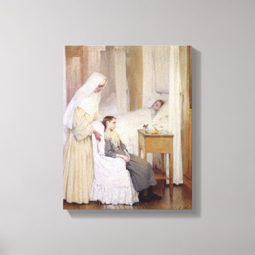 At Notre_Dame du Perpetuel Bon Secours Canvas Print