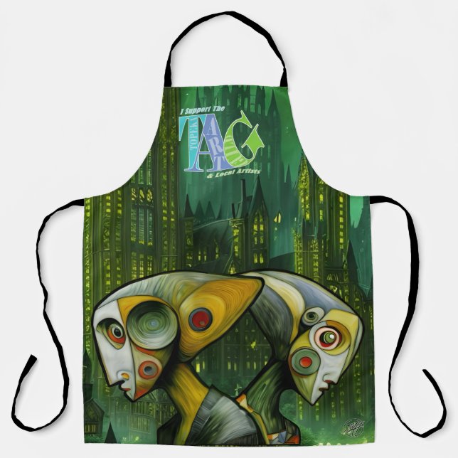 At Odds in the City Apron (Front)